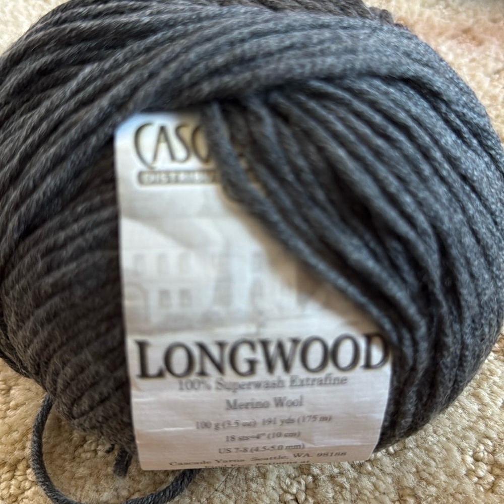 cascade longwood superwash merino wool skein yarn